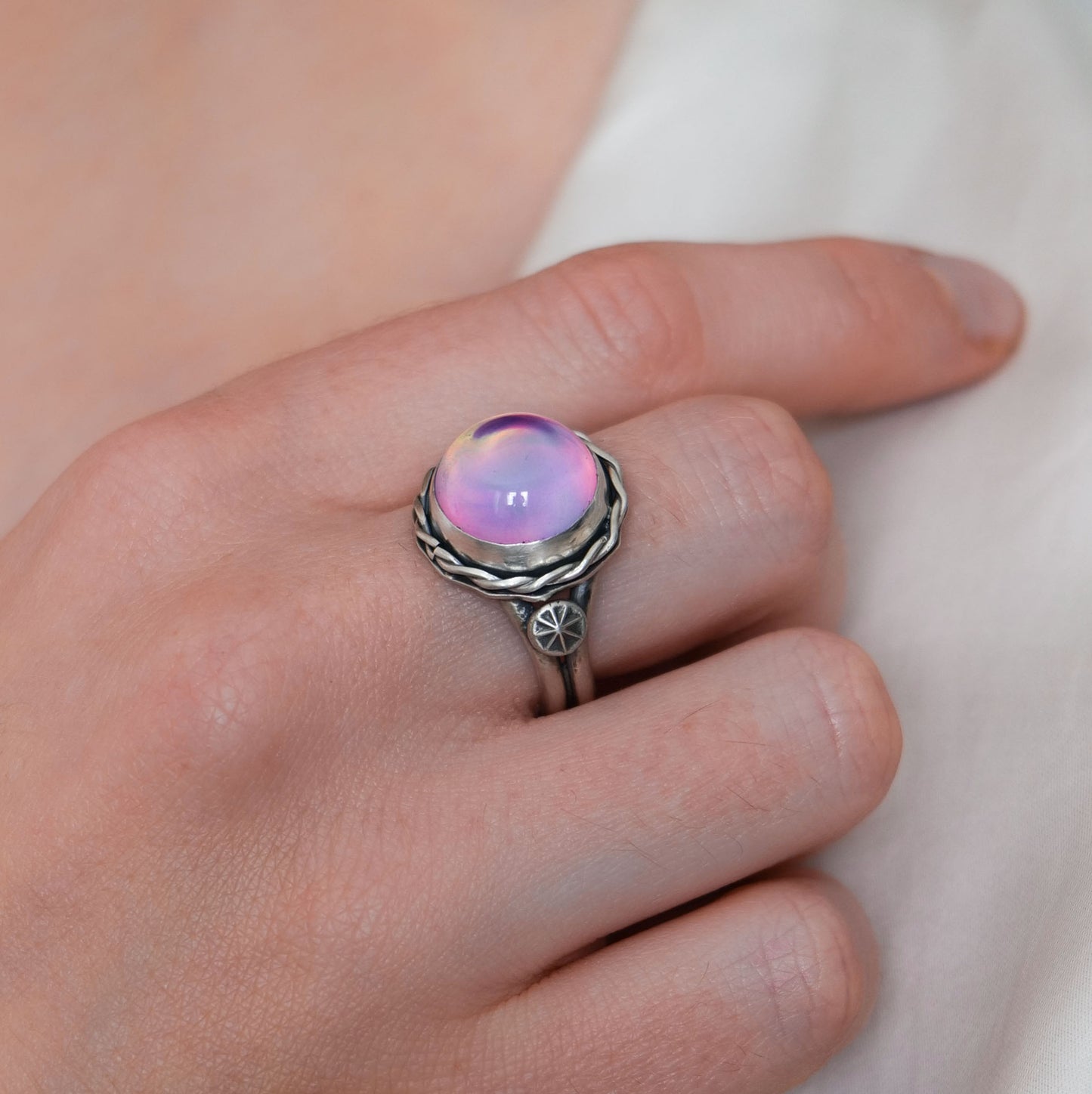 Aurora Opal Ring