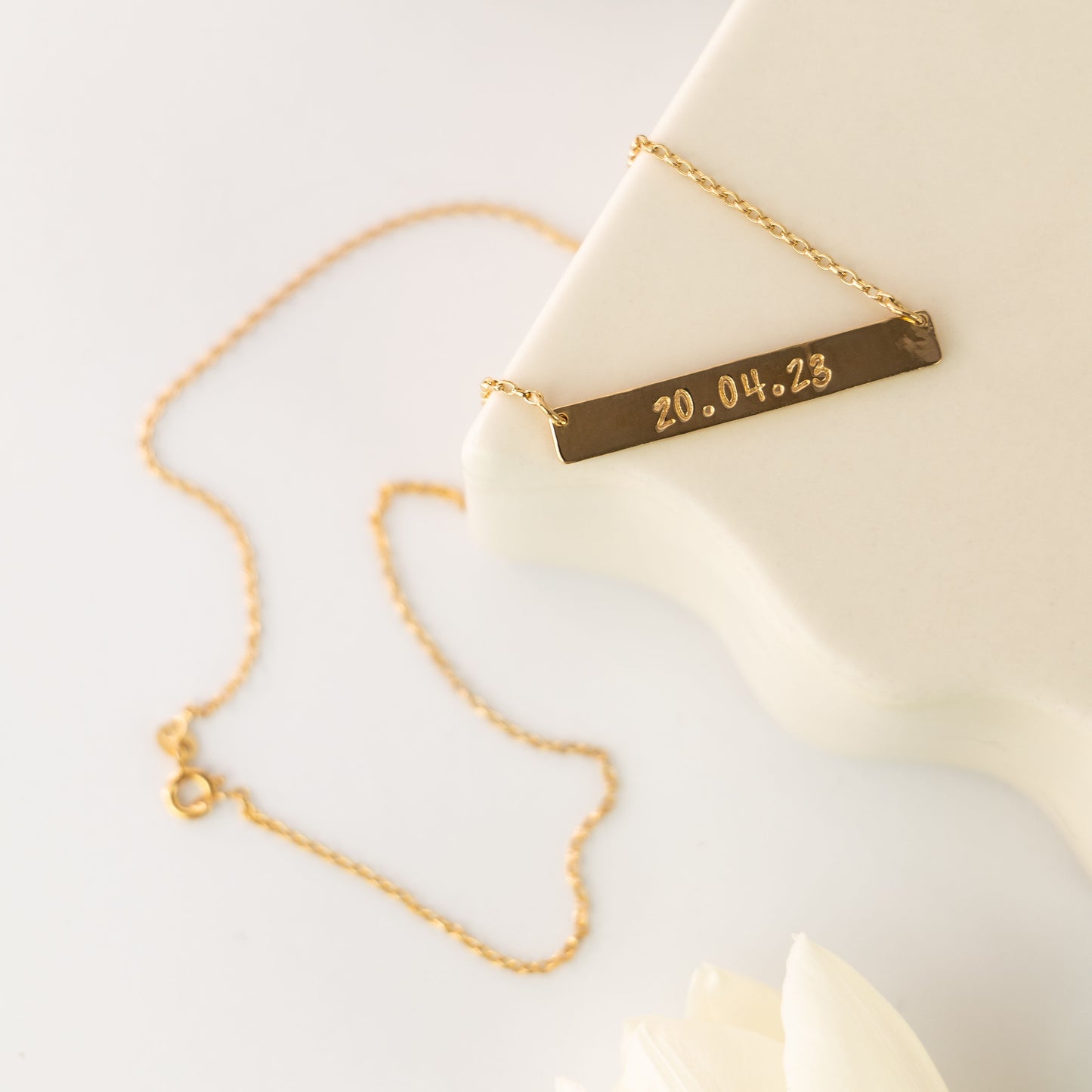 Gold Bar Necklace