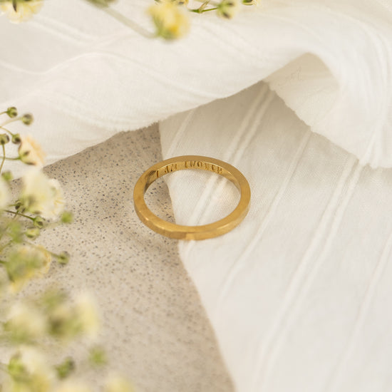 Gold Story Ring