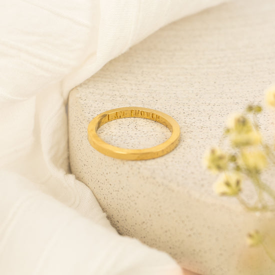 Gold Story Ring