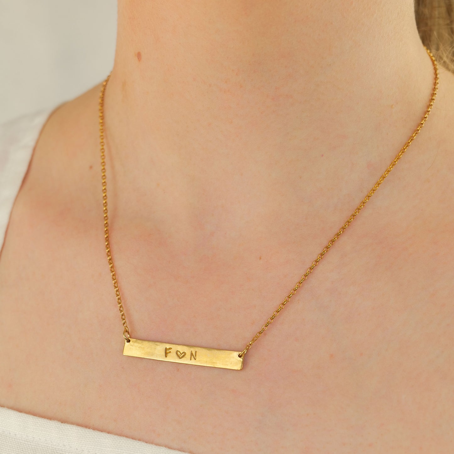 Gold Bar Necklace