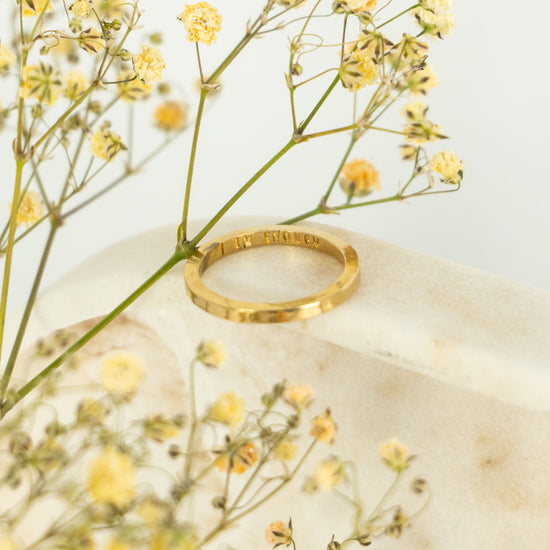 Gold Story Ring