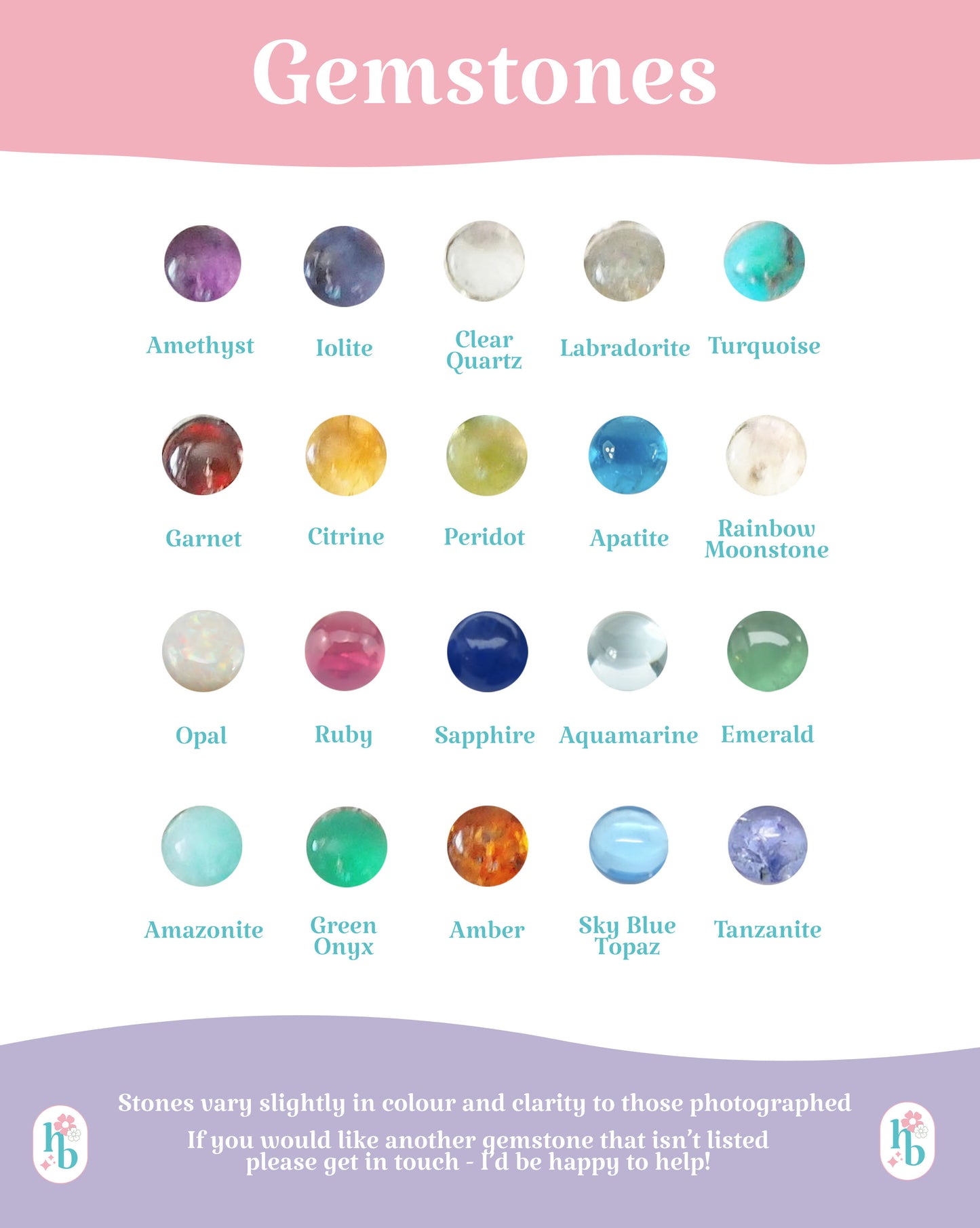 Gemstone Stacking Ring