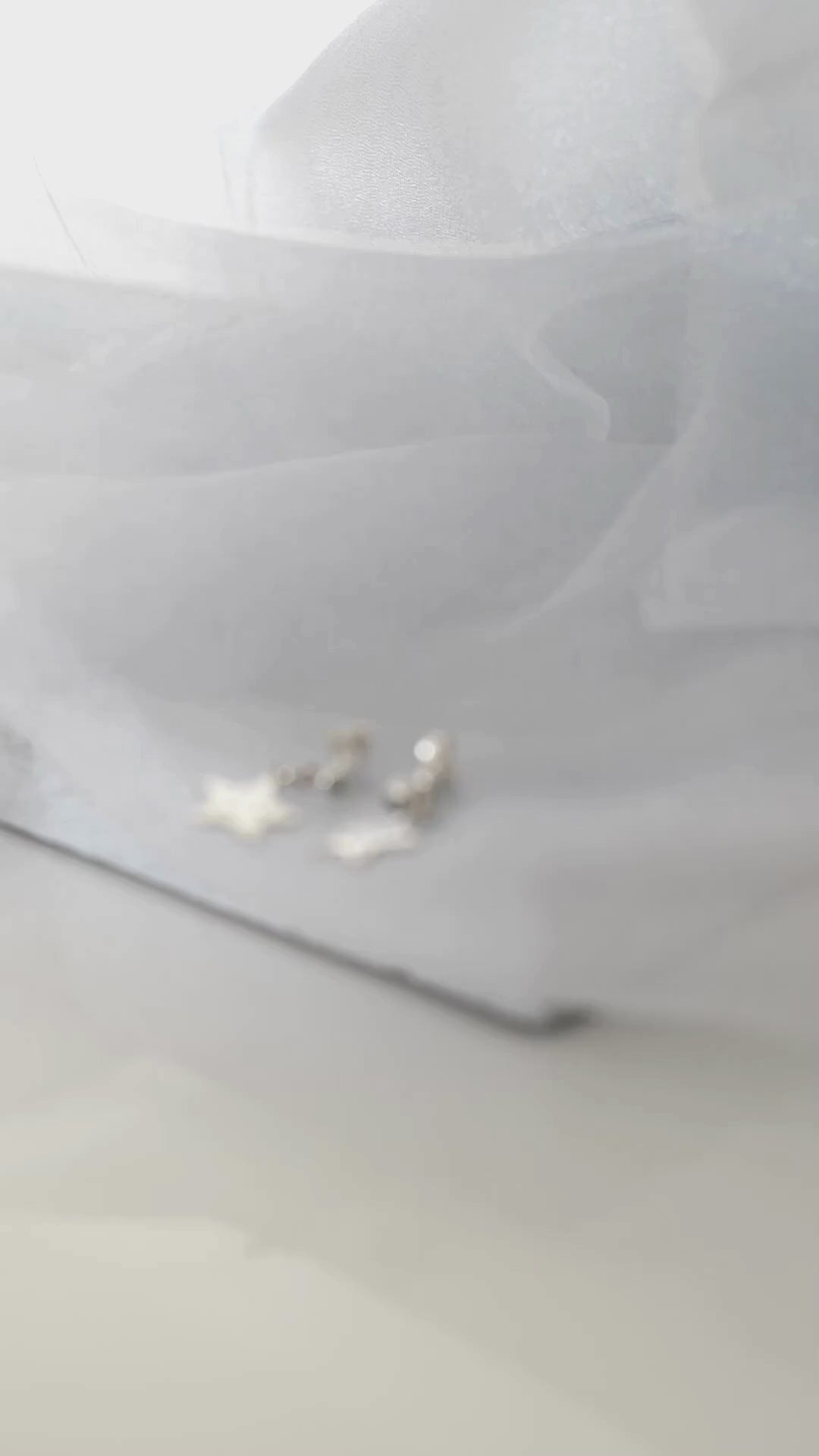 Constellation Gemstone Star Drop Earrings