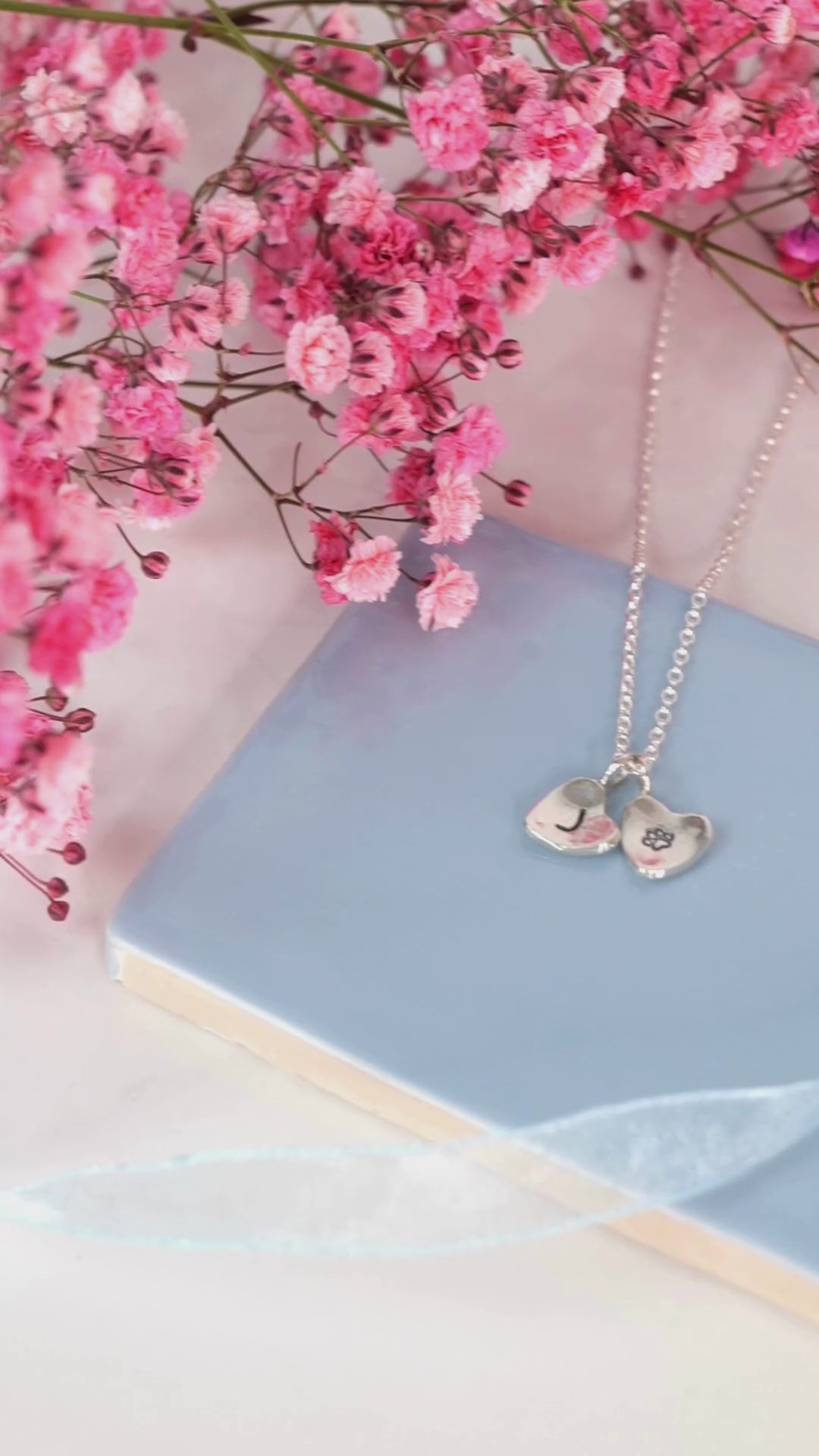Pet Bestie Pawprint Necklace