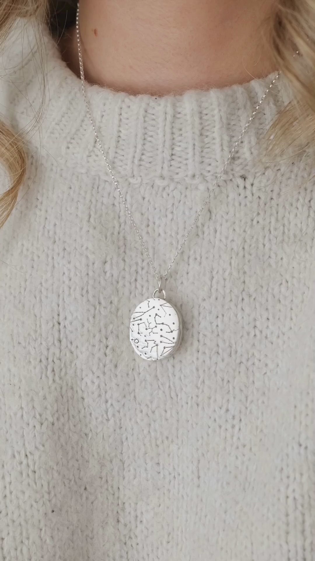 Amethyst Constellation Locket