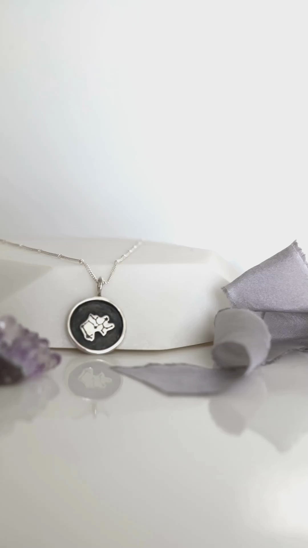 Load and play video in Gallery viewer, Constellation Frame Necklace
