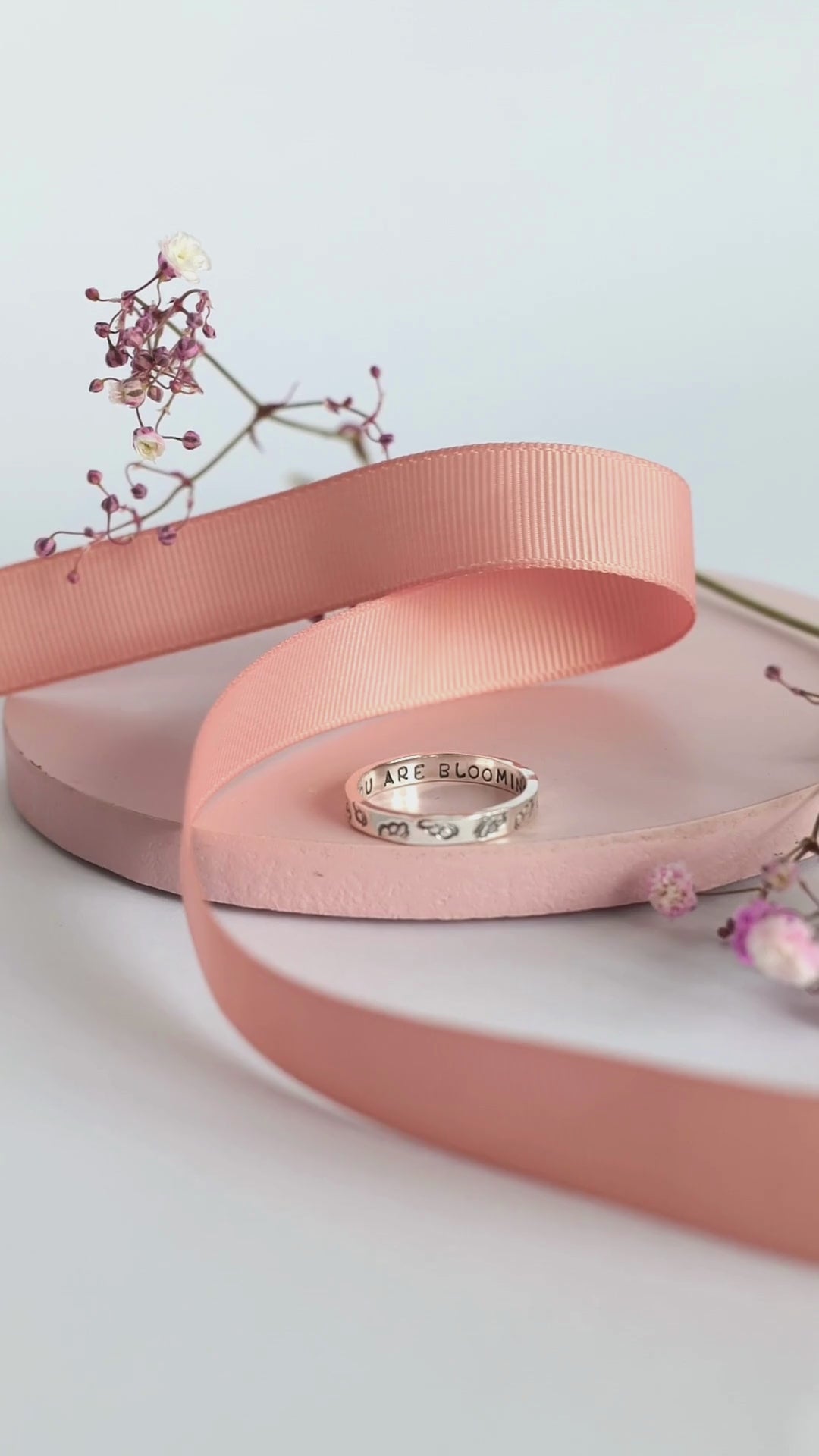 Bloom Secret Message Ring